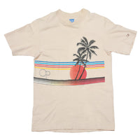 Vintage 1980's Ocean Pacific Tee Cream S