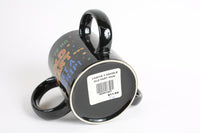 Vintage Old Fart Triple Handled Coffee Mug