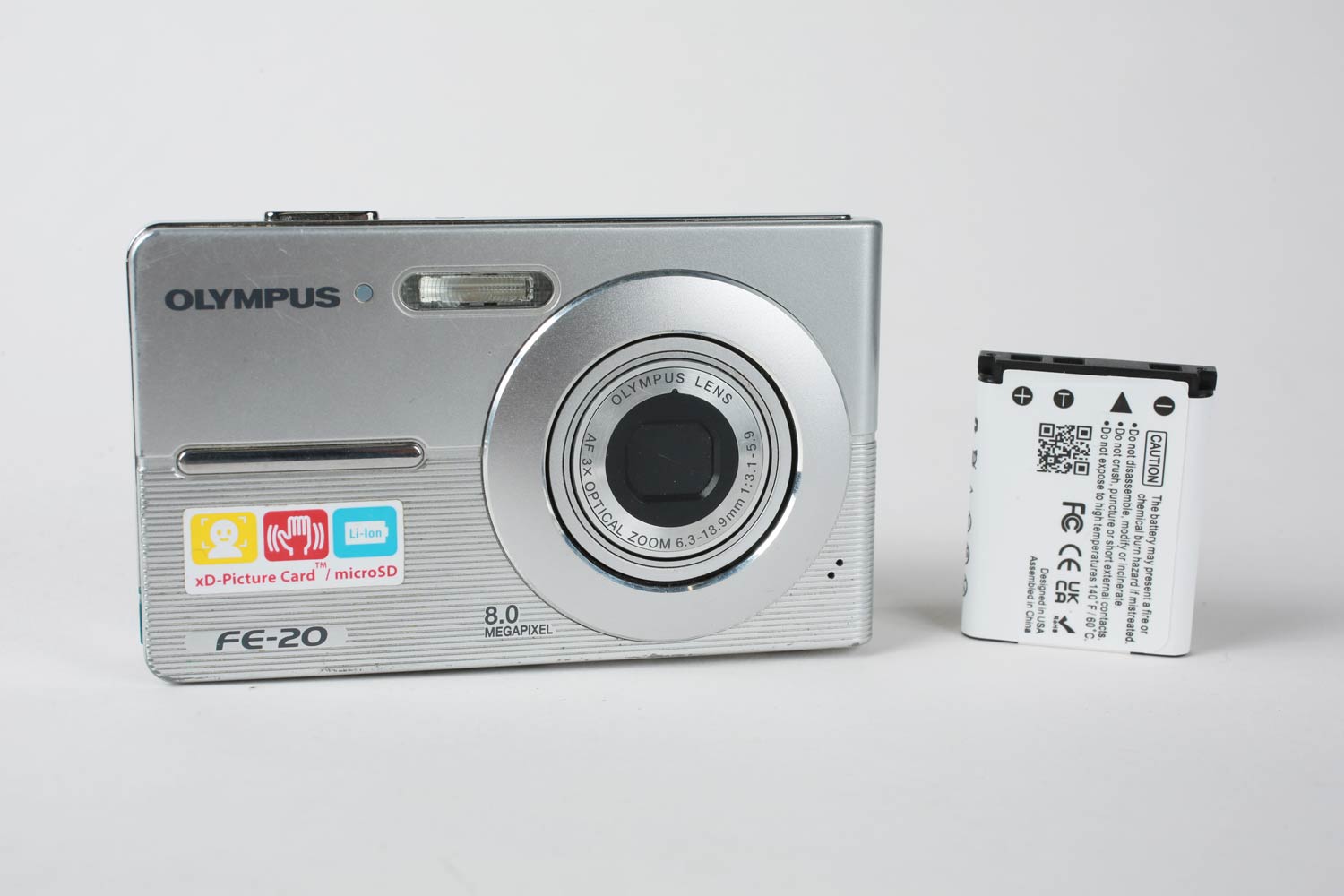 Vintage Olympus FE-20 Digital Camera Works