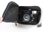 Vintage Olympus Infinity Zoom 210 35mm Point & Shoot Camera W/ Bag