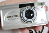 Vintage Olympus Infinity Zoom 80 35mm Point & Shoot Camera