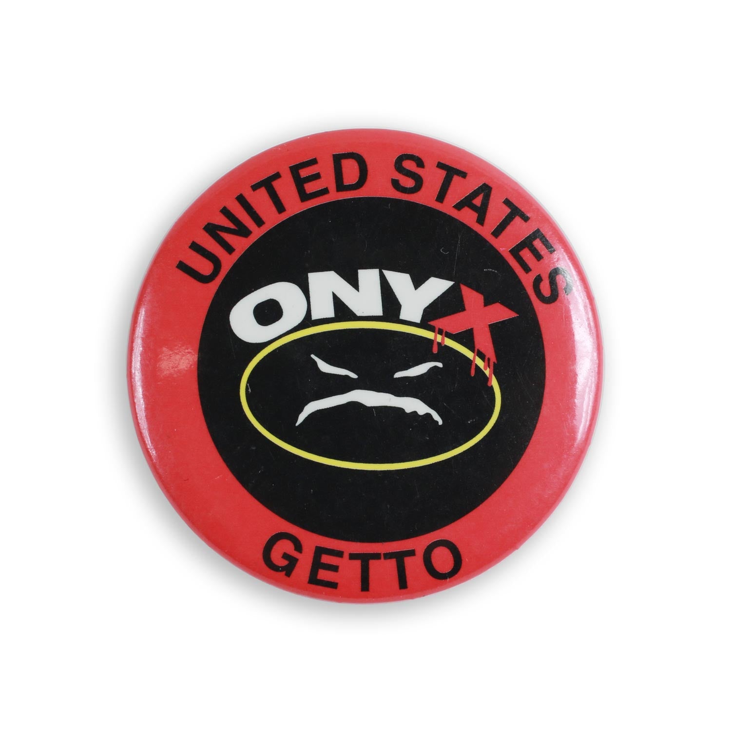 Vintage Onyx Pinback Button 1994