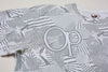 Vintage Ocean Pacific All-Over-Print Tee White L