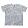 Vintage Ocean Pacific All-Over-Print Tee White L