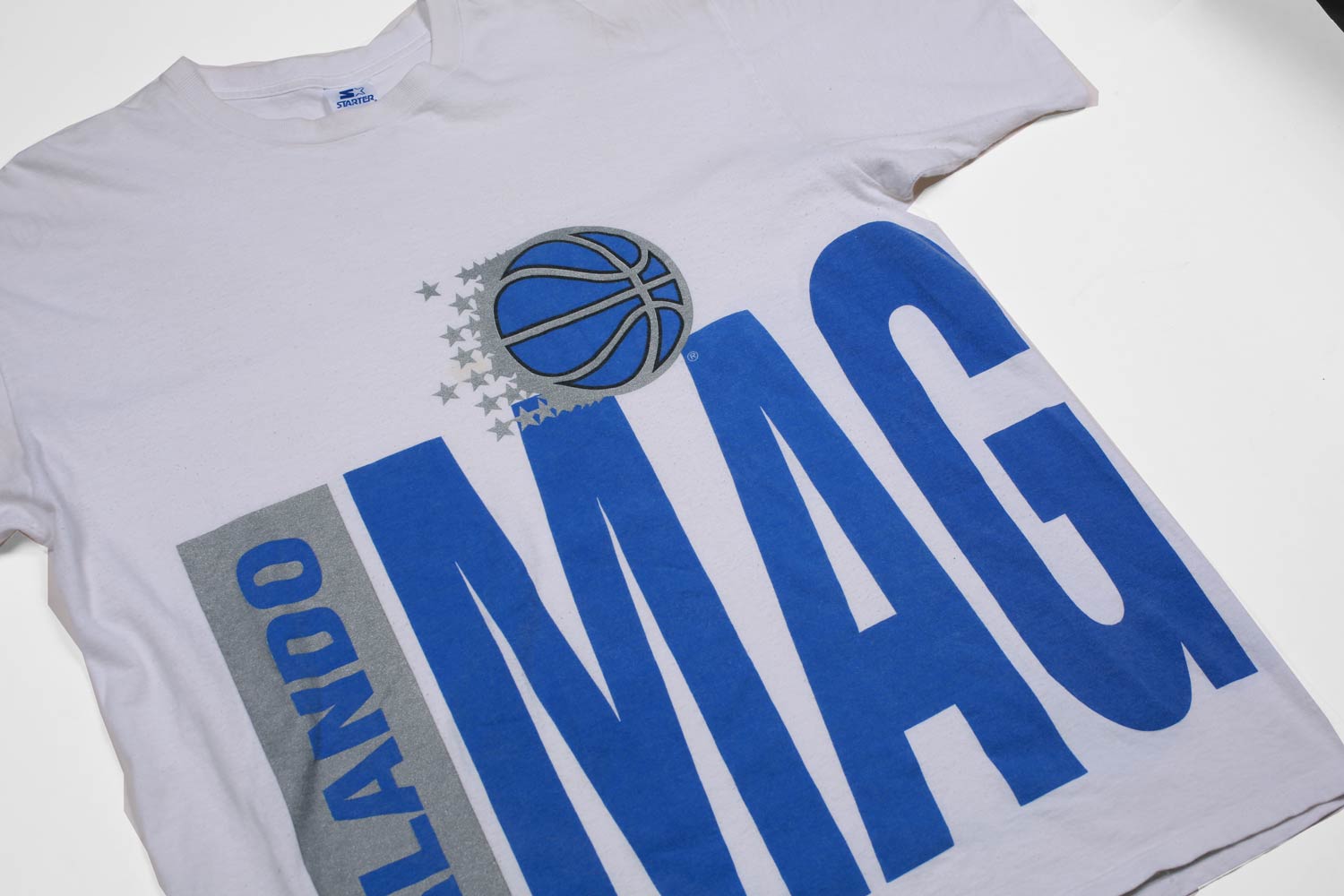 Vintage Orlando Magic Starter Tee White XL AOP
