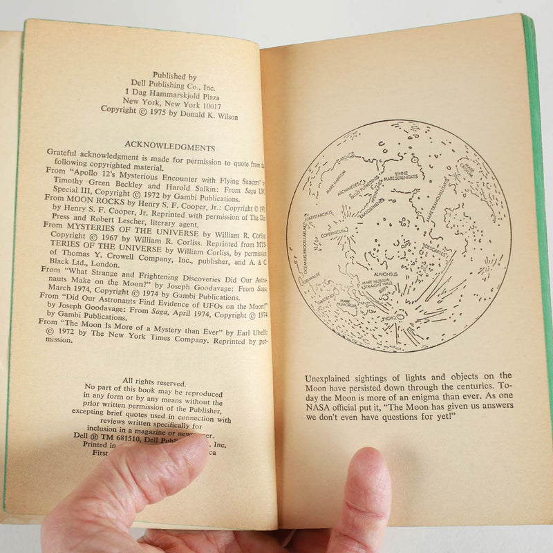 Vintage Our Mysterious Spaceship Moon Book by Don Wilson 1975 (1st Edition)