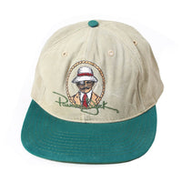 Vintage Panama Jack Snapback Hat Khaki and Green