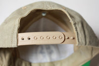 Vintage Panama Jack Snapback Hat Khaki and Green