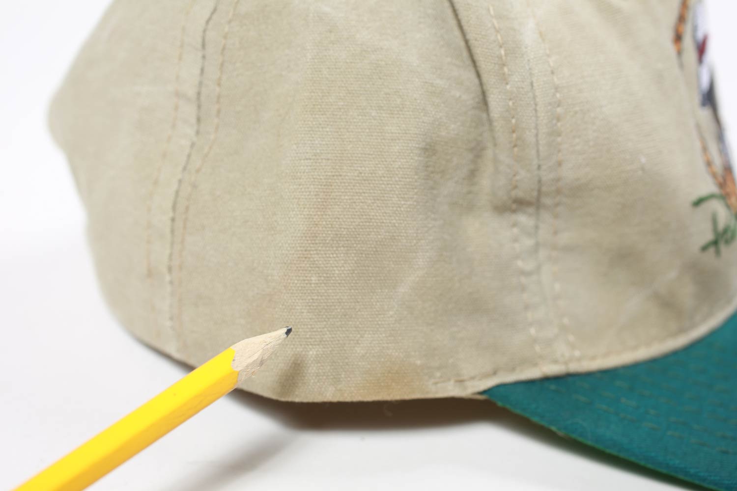 Vintage Panama Jack Snapback Hat Khaki and Green