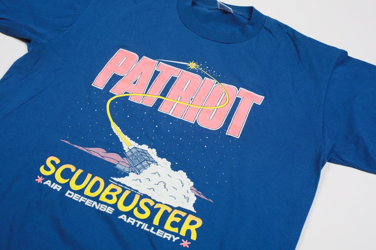Vintage 1991 Patriot Missile Tee Royal XL