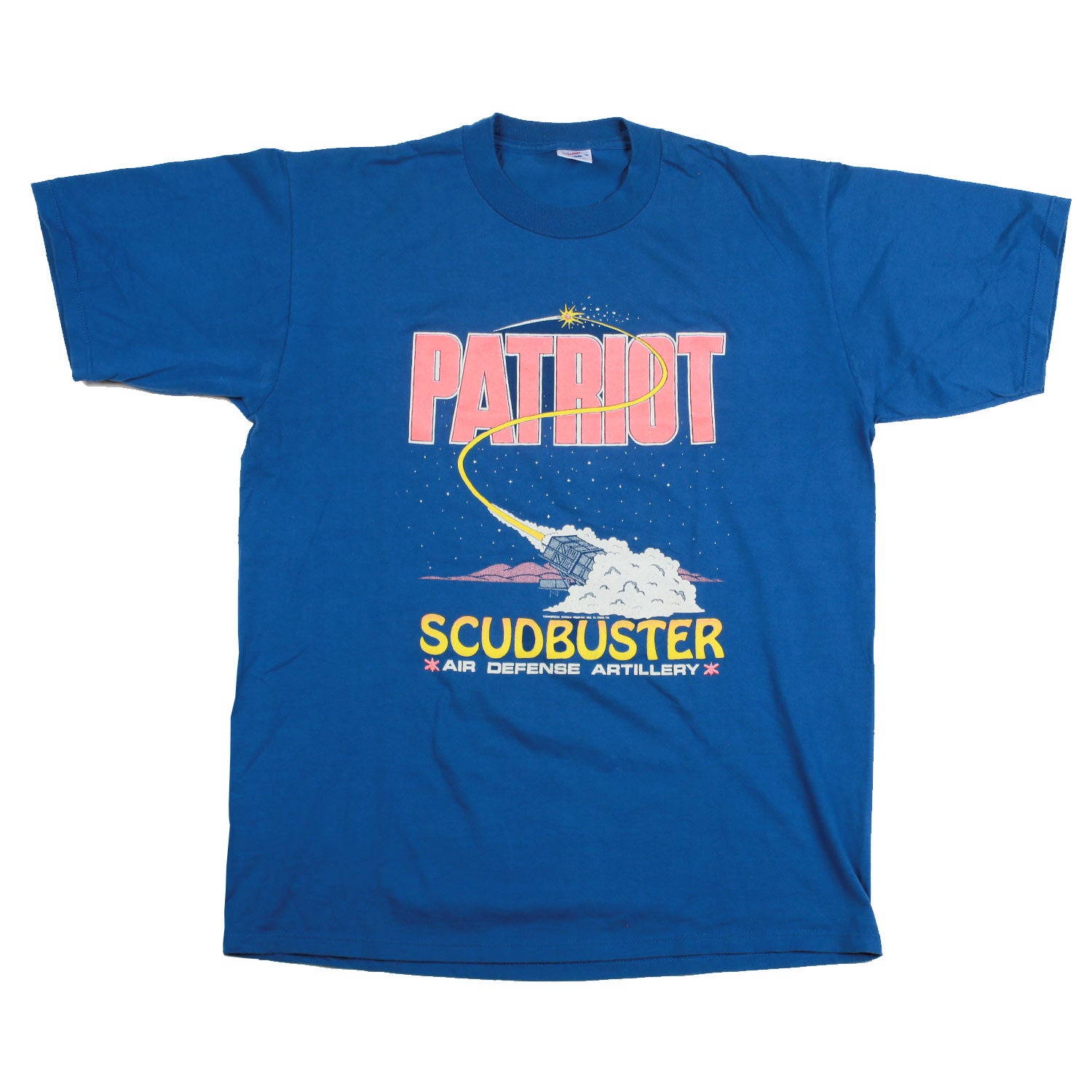 Vintage 1991 Patriot Missile Tee Royal XL