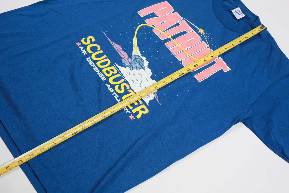 Vintage 1991 Patriot Missile Tee Royal XL