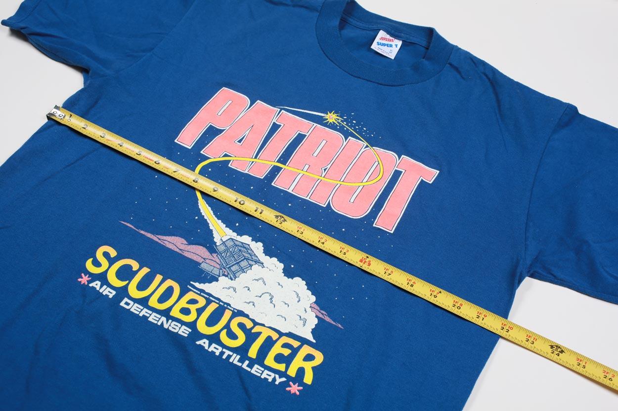 Vintage 1991 Patriot Missile Tee Royal XL