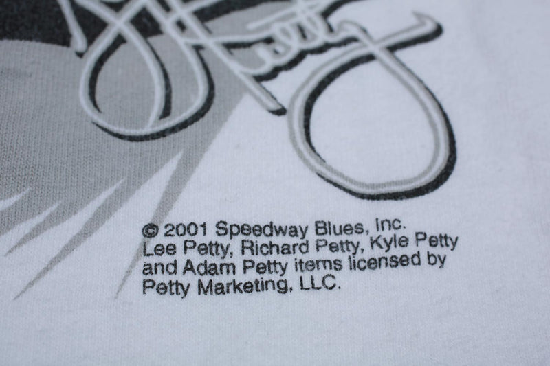 Vintage Petty Generations Nascar Double Sided Tee White XL
