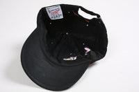 Vintage Pink Panther Embroidered Strap Back Hat Black