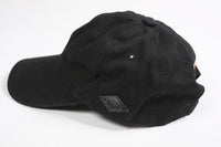 Vintage Pink Panther Embroidered Strap Back Hat Black