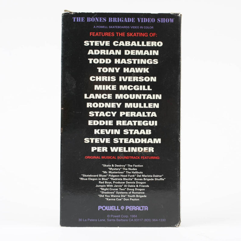 Vintage Powell Peralta Bones Brigade Video Show VHS
