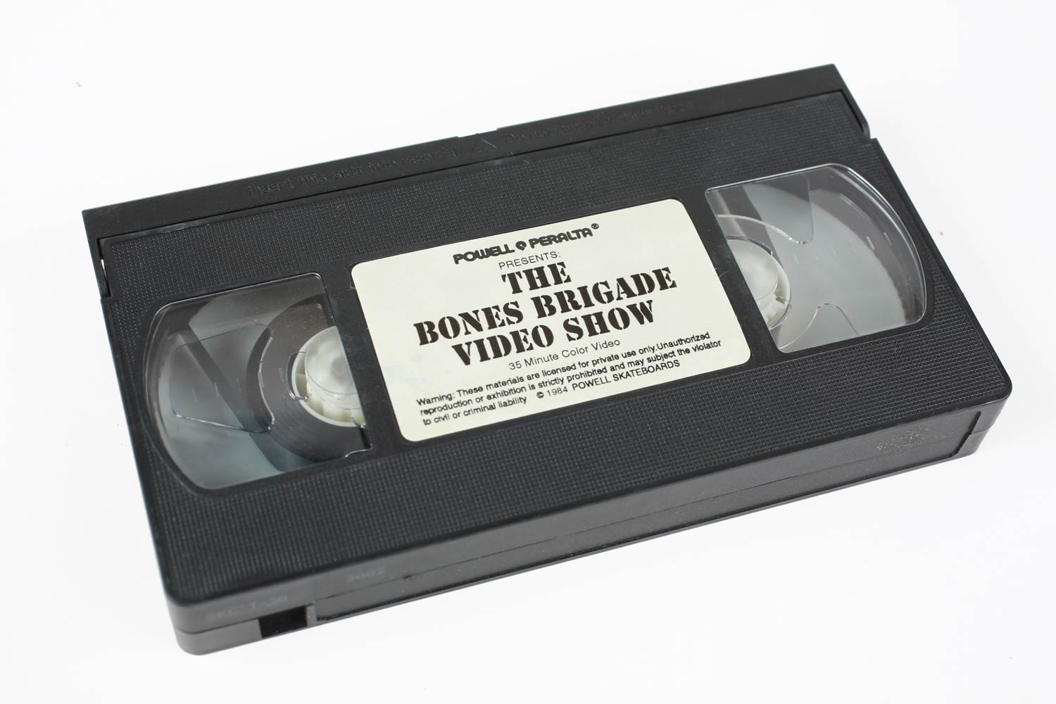 Vintage Powell Peralta Bones Brigade Video Show VHS
