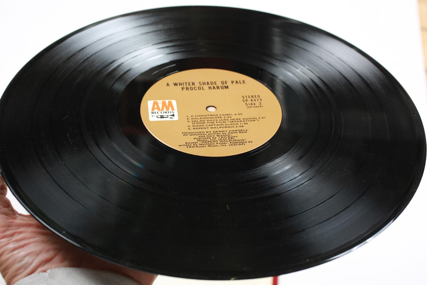 Vintage Procol Harum Whiter Shade of Pale Vinyl LP 1973