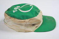 Vintage Quaker State Painters Hat White & Green