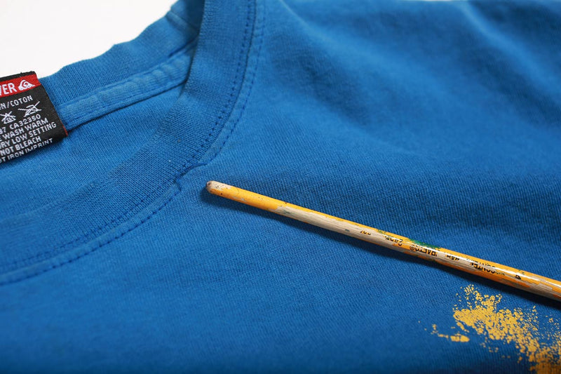 Vintage Quiksilver Boardriding Surf Tee Blue M
