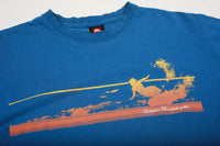 Vintage Quiksilver Boardriding Surf Tee Blue M