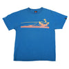 Vintage Quiksilver Boardriding Surf Tee Blue M