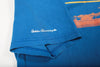 Vintage Quiksilver Boardriding Surf Tee Blue M