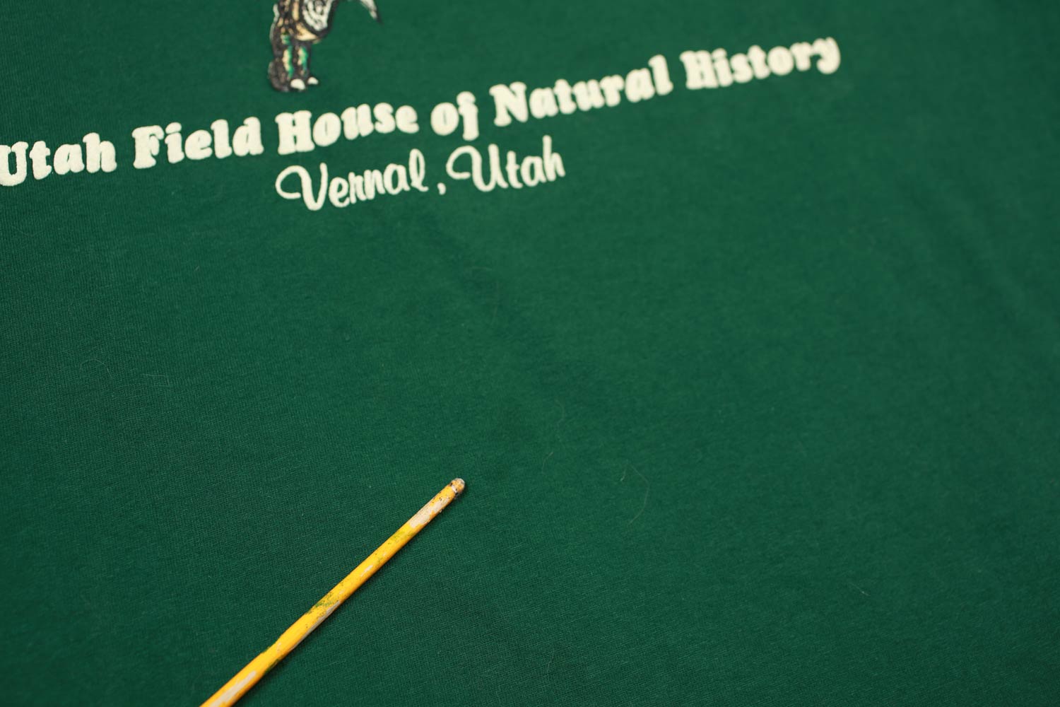 Vintage Raptor Utah Natural History Museum Single Stitch Tee XXL