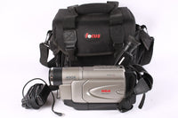 Vintage 90er JVC GR-AXM700 VHS-C Palmcorder Kamera-Paket voll funktionstüchtig