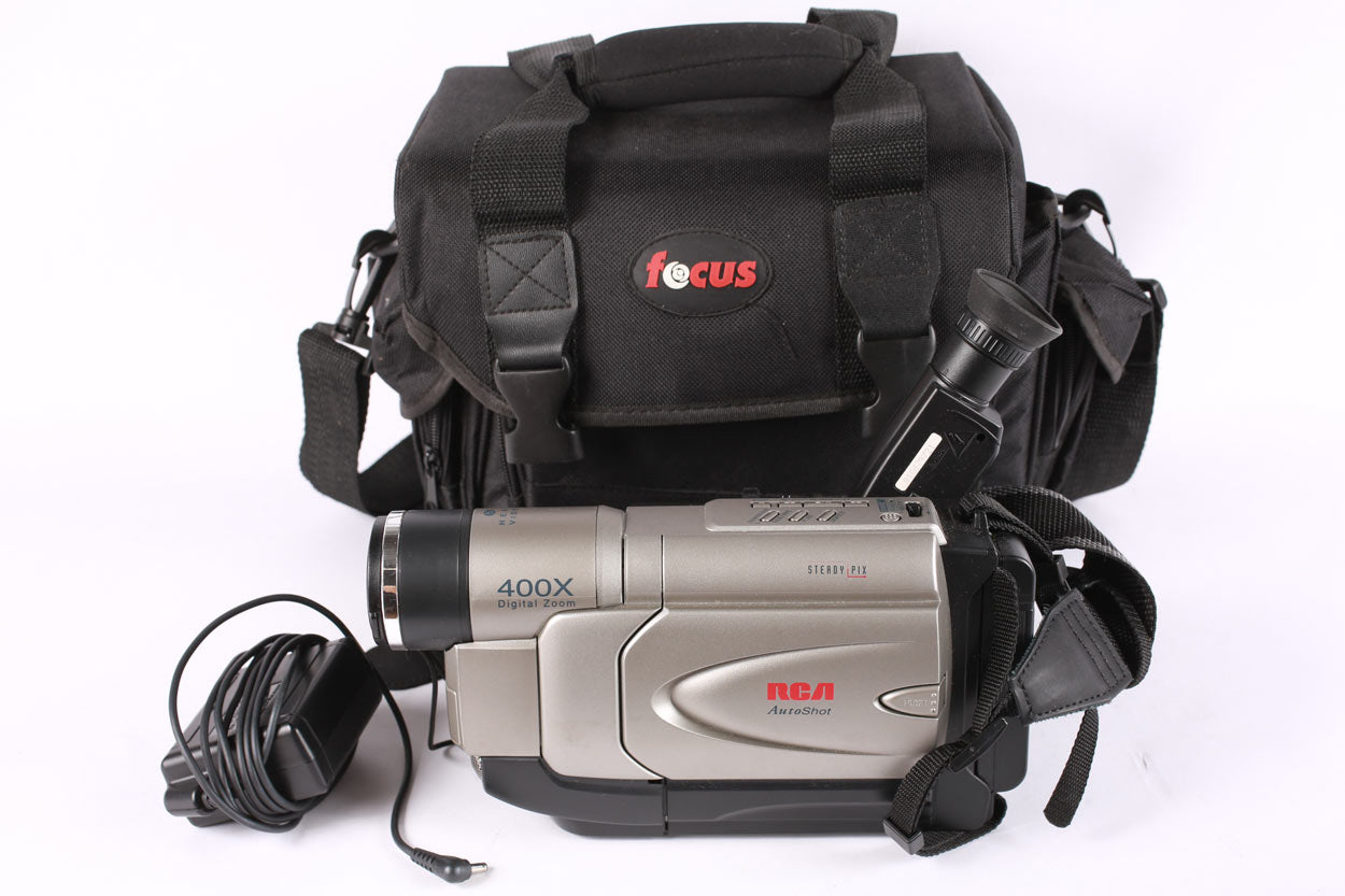 Vintage 90er JVC GR-AXM700 VHS-C Palmcorder Kamera-Paket voll funktionstüchtig