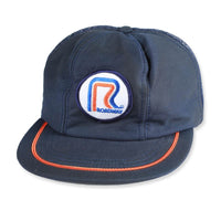 Vintage Roadway Trucker Snapback Hat Navy