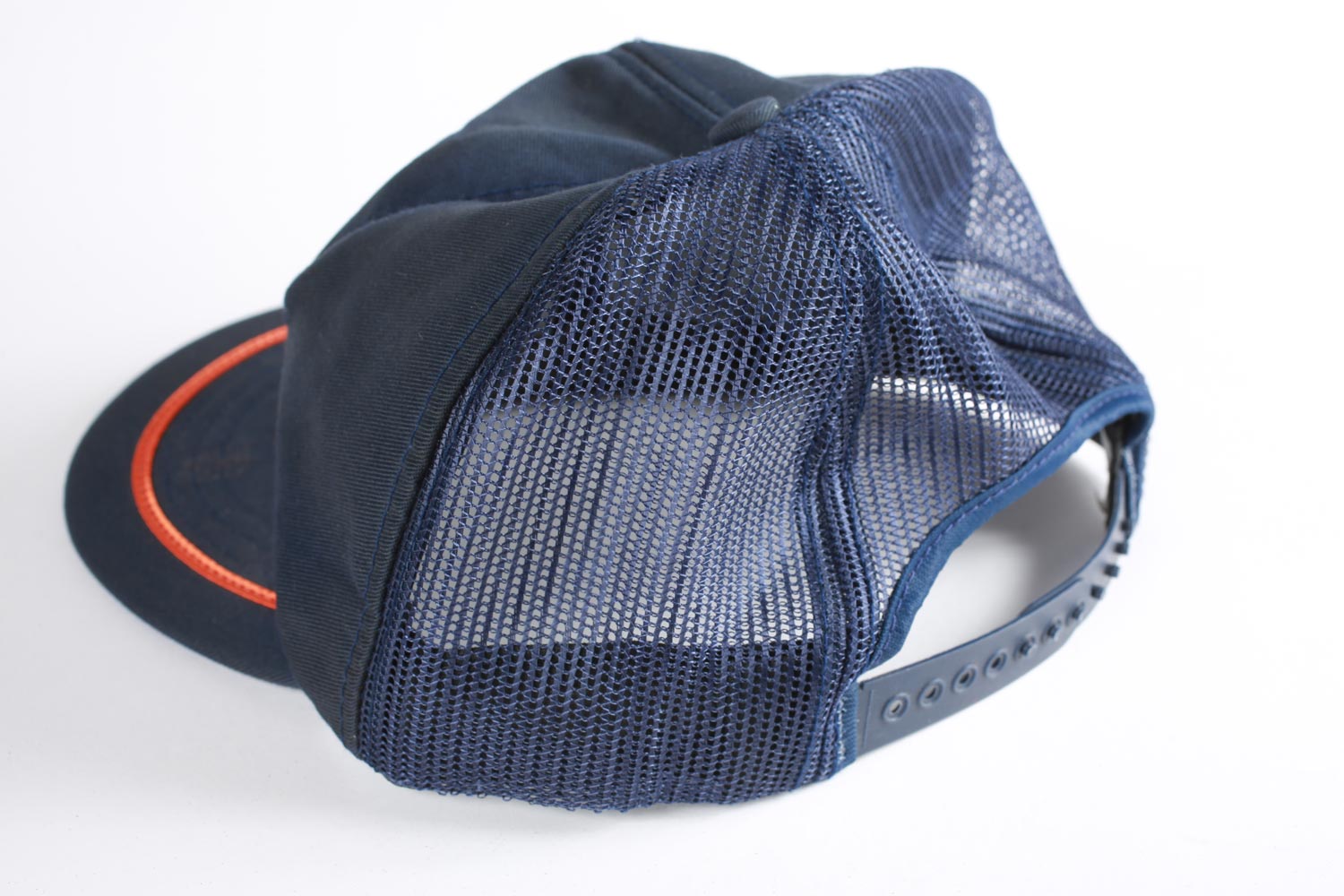 Vintage Roadway Trucker Snapback Hat Navy