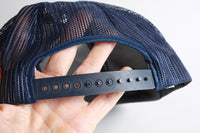 Vintage Roadway Trucker Snapback Hat Navy