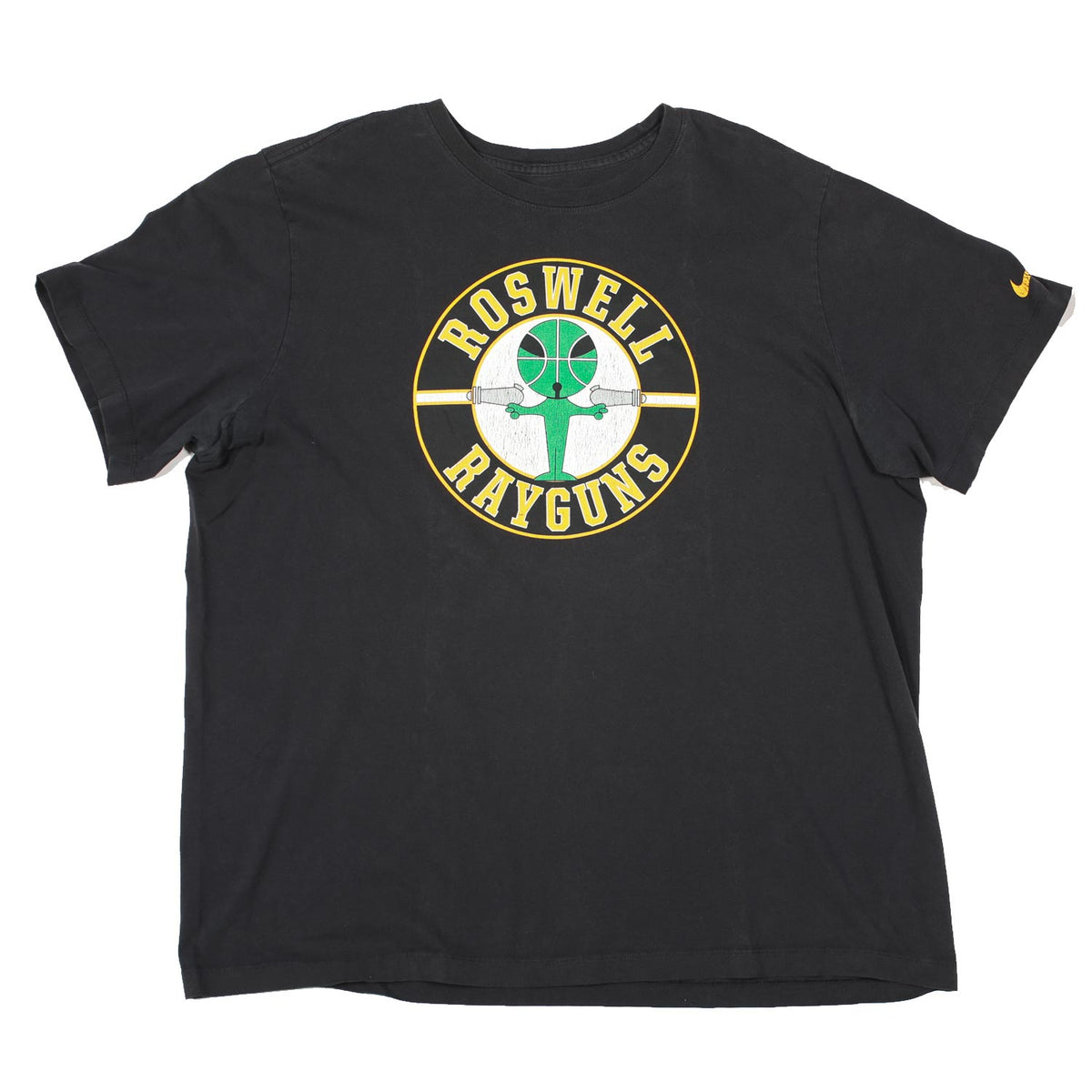 Vintage Nike Roswell Rayguns Tee Black XXL front