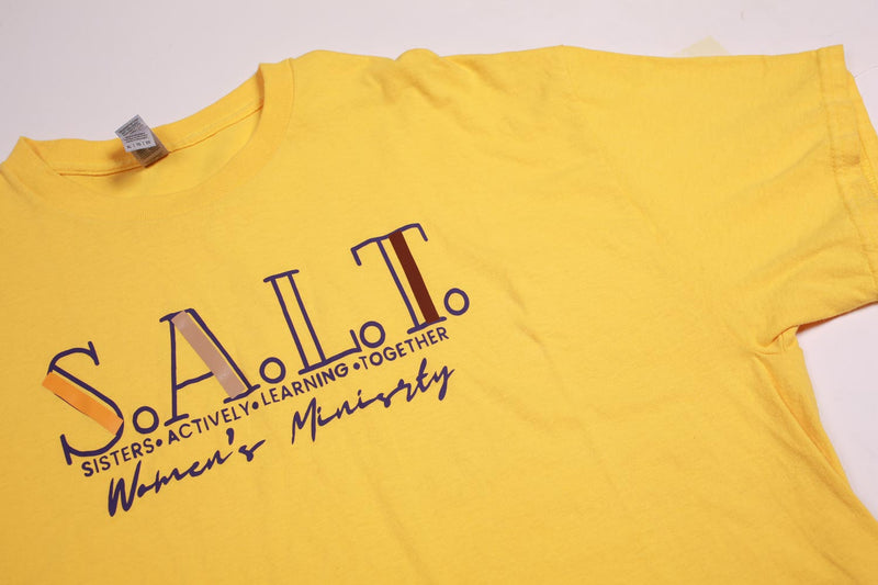 Vintage S.A.L.T. Women's Ministry Tee Yellow XL