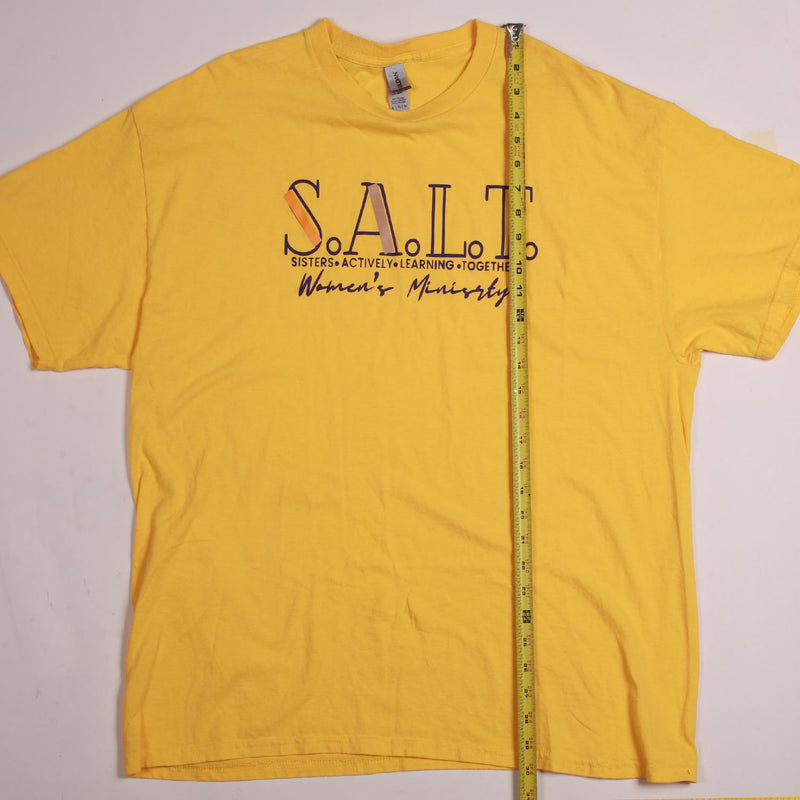 Vintage S.A.L.T. Women's Ministry Tee Yellow XL