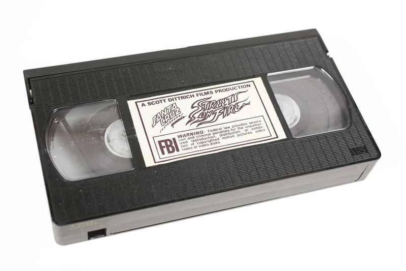 Vintage Santa Cruz 'Streets on Fire' VHS Video 1989