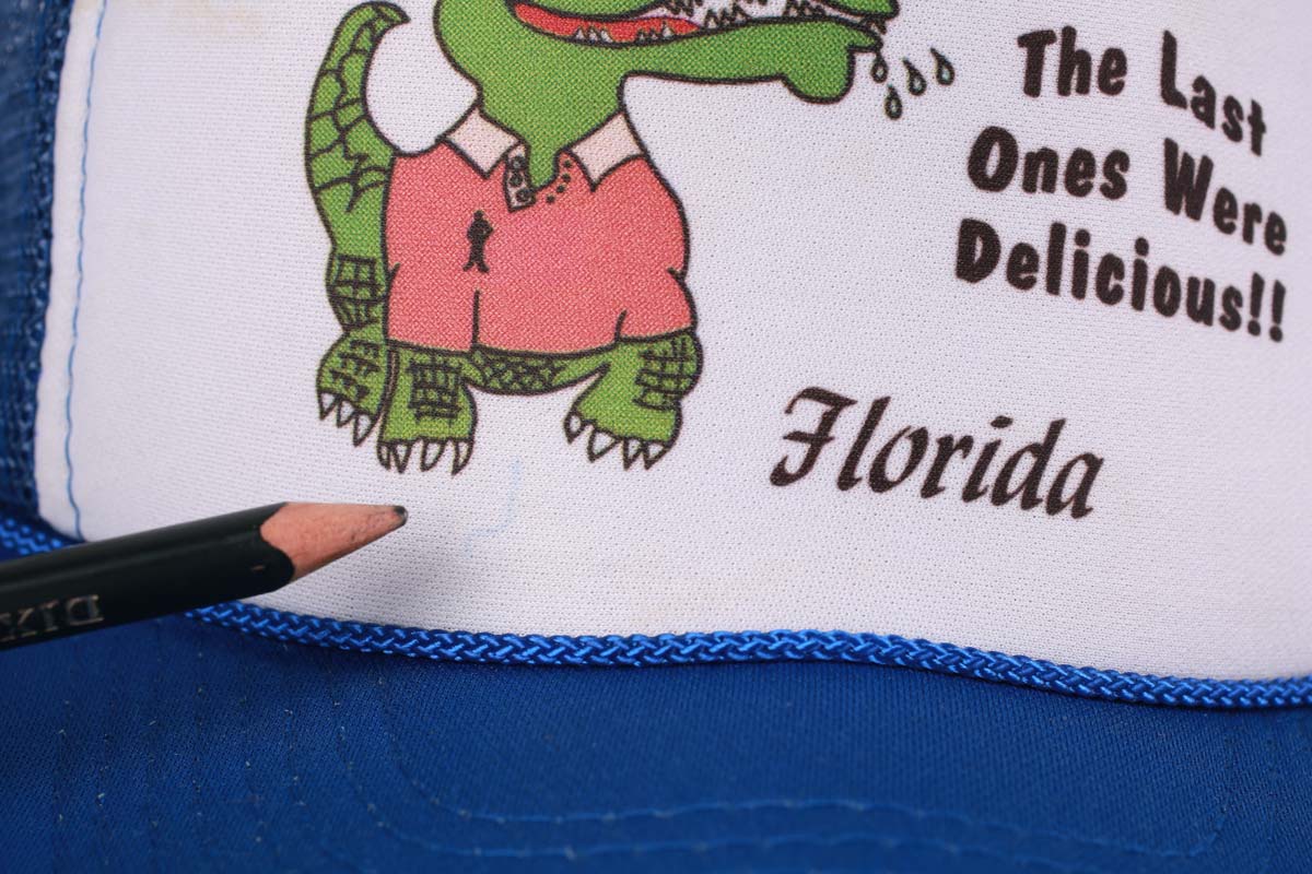 Vintage Florida Send More Tourists Mesh Trucker Snapback Hat
