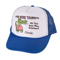 Vintage Florida Send More Tourists Mesh Trucker Snapback Hat