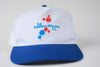 Vintage Sherwin Williams Co Snapback Hat White/Navy