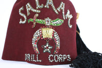 Vintage Shriners Fez Tasseled Hat