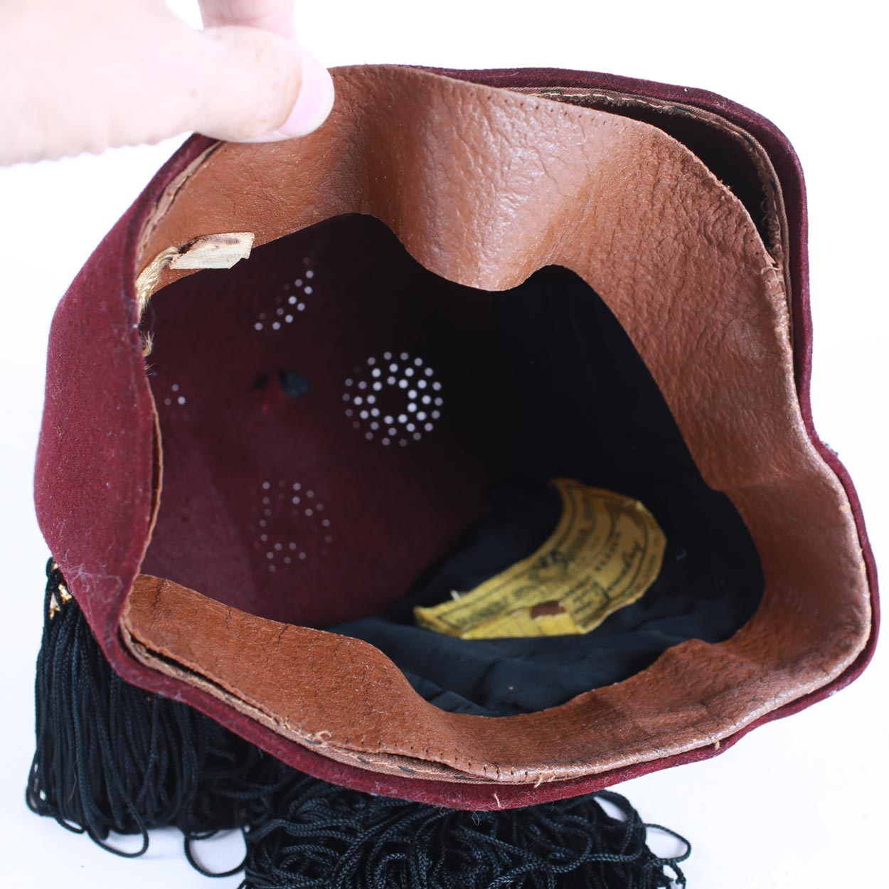 Vintage Shriners Fez Tasseled Hat