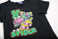 Vintage Skate Spider Kid's Tee Black