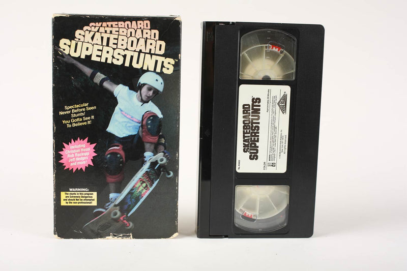 Vintage Skateboard Superstunts VHS Tape 1987