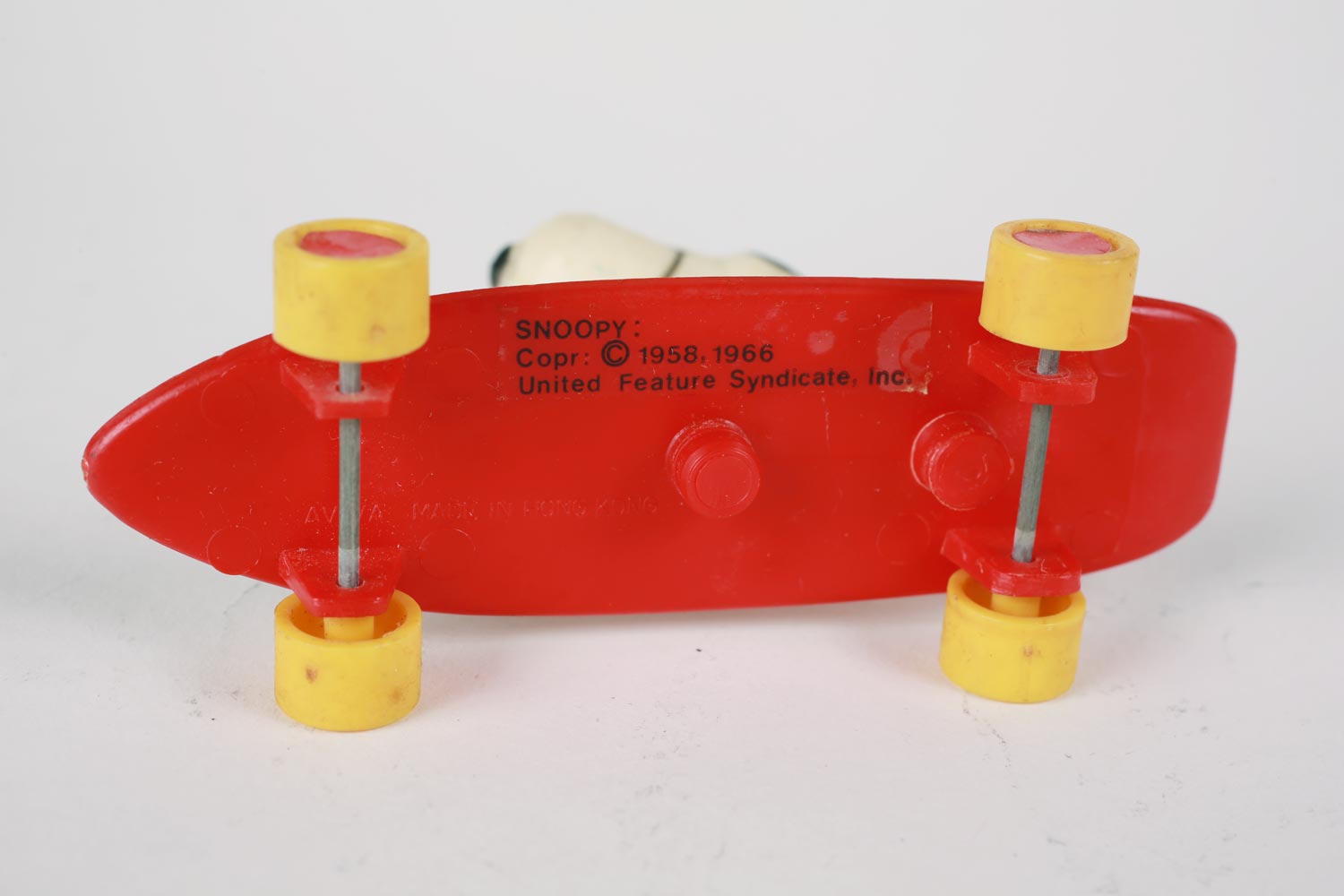 Vintage Peanuts Snoopy Skateboarding Toy
