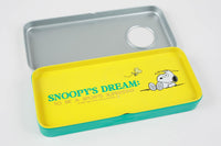 Vintage Snoopy Skateboarding Tin Pencil Case