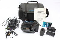 Vintage Sony Handycam CCD-TR66 8mm Video Camera Bundle