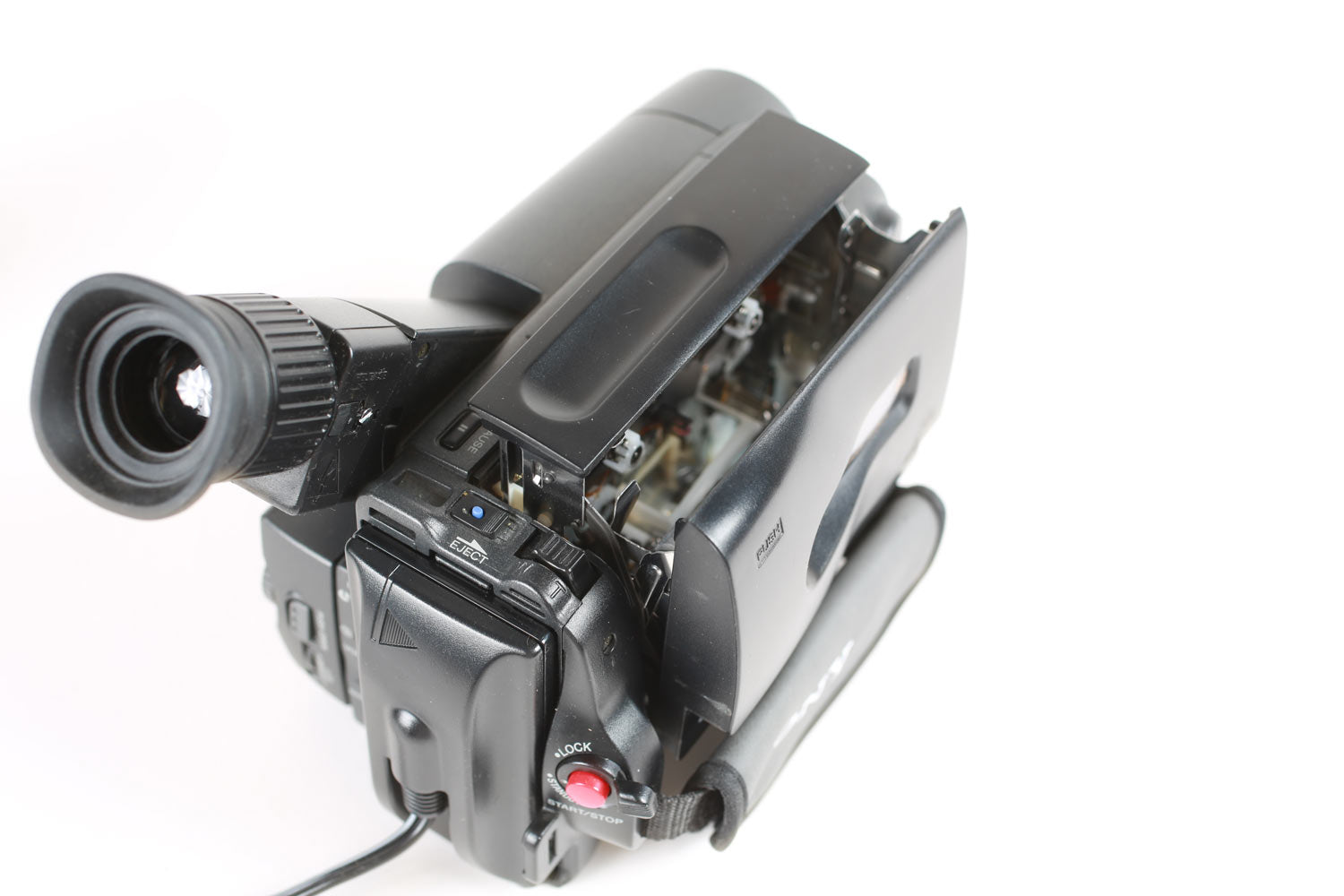 Vintage Sony Handycam Vision CCD-TRV212 8mm Video Camera top