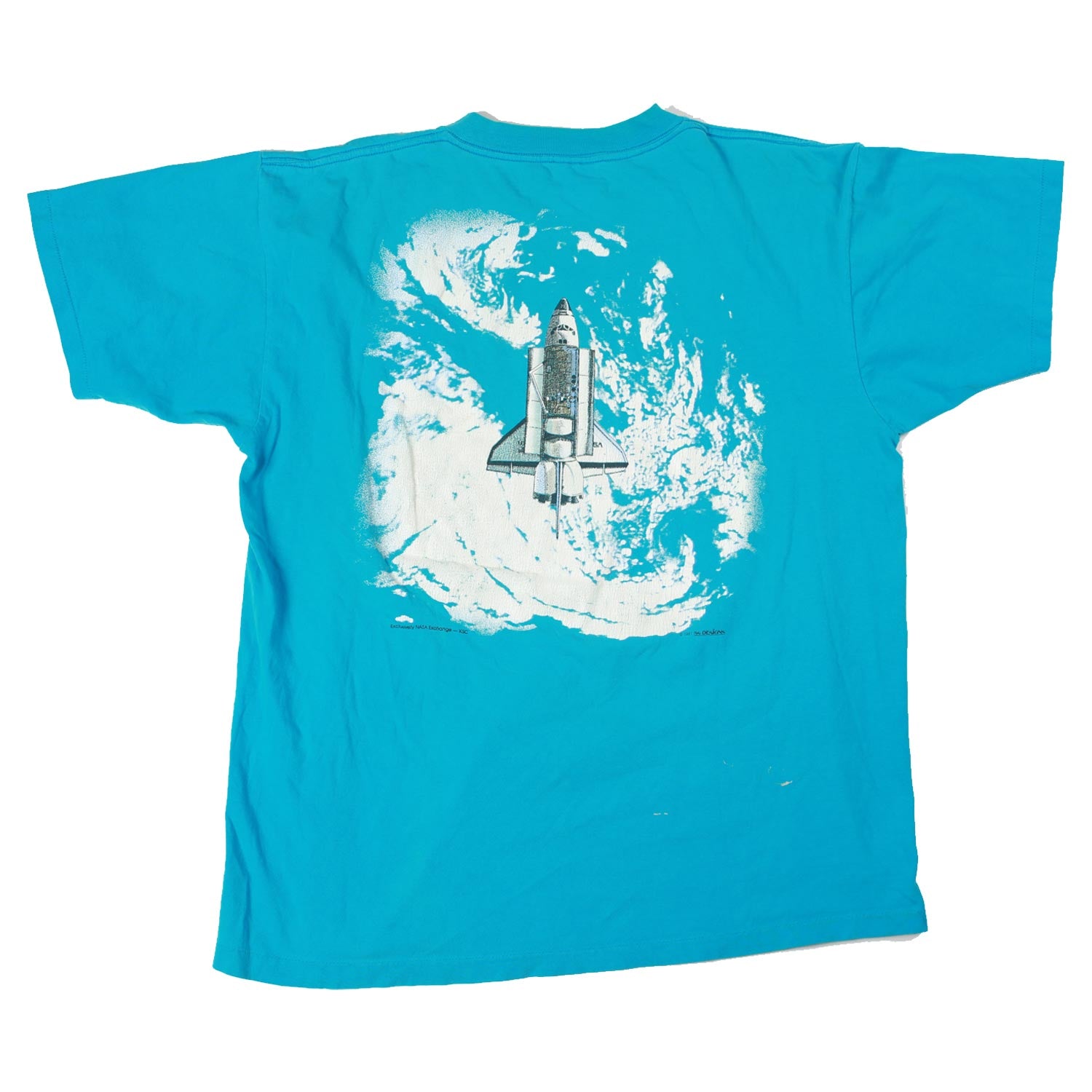 Vintage Space Shuttle Orbit Tee 1991 Blue XL